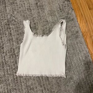 White Crop-Top